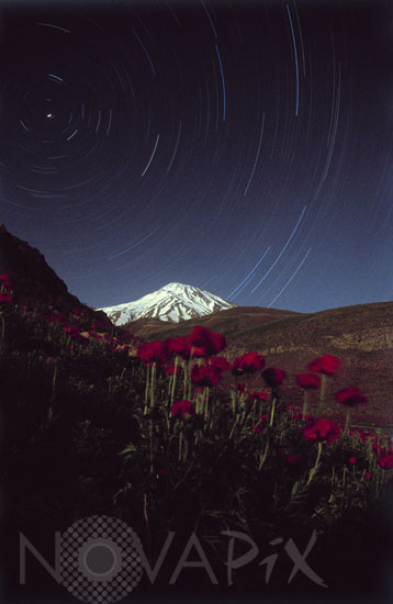 Circumpolaire et Mont Damavand (Iran)