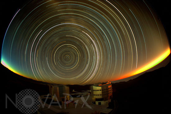 Circumpolaire - Cerro paranal - Hémisphère sud