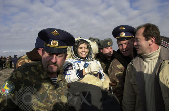 Mission Andromède - Retour de C. Haigneré