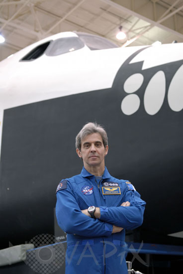L'astronaute Léopold Eyharts