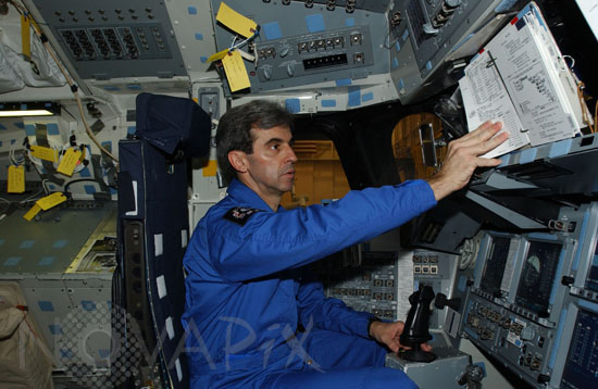 L'astronaute Léopold Eyharts