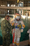Entrainement à la piscine de la Cité des étoiles