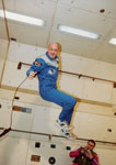 Entrainement d'astronaute en vol parabolique