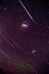 Pluie d'étoiles filantes -Léonides 