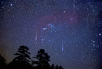 Pluie d'étoiles filantes