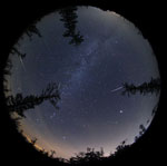 Pluie d'étoiles filantes - Perseides
