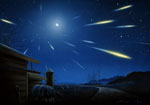 Etoiles filantes -Illustration