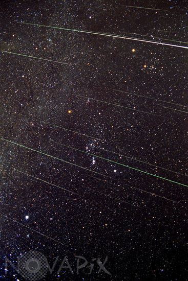 Meteor Storm Through Orion and Taurus