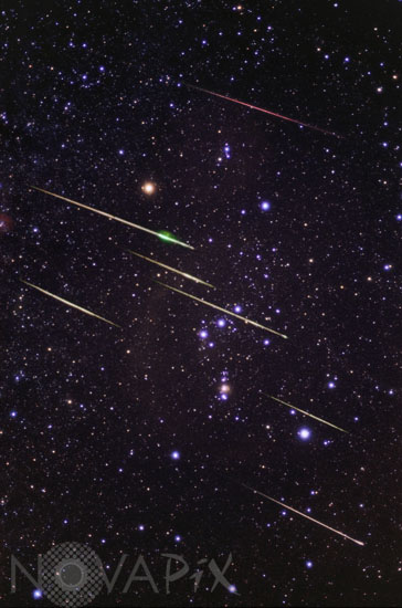 Pluie d'étoiles filantes
