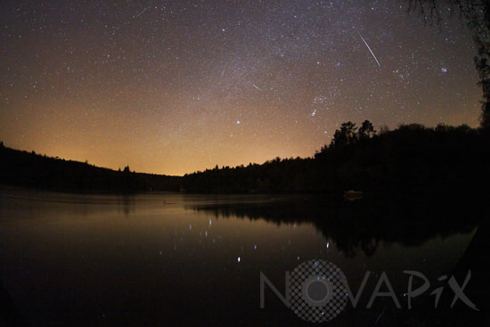 Pluie d'étoiles filantes des Géminides