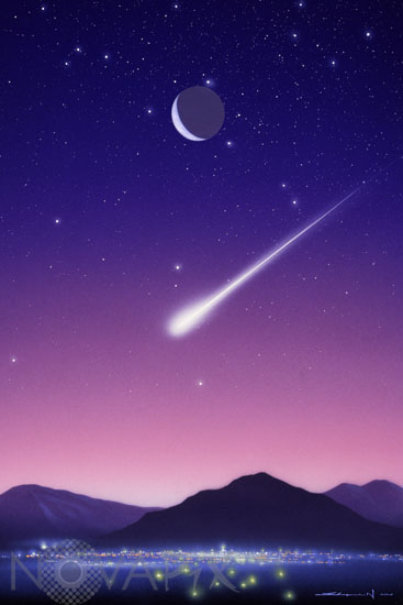 Etoile filante -Illustration