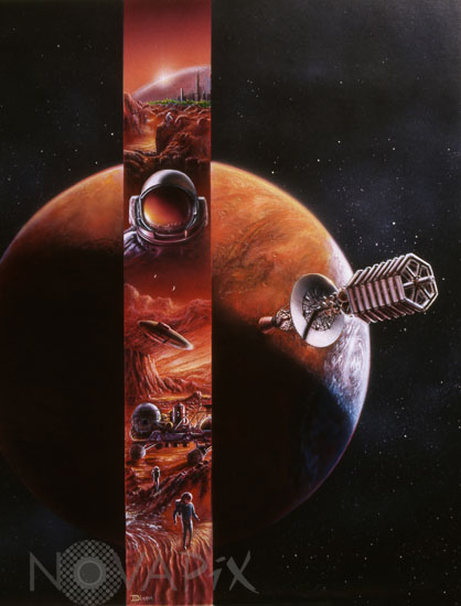 Colonization of Mars - Artist view