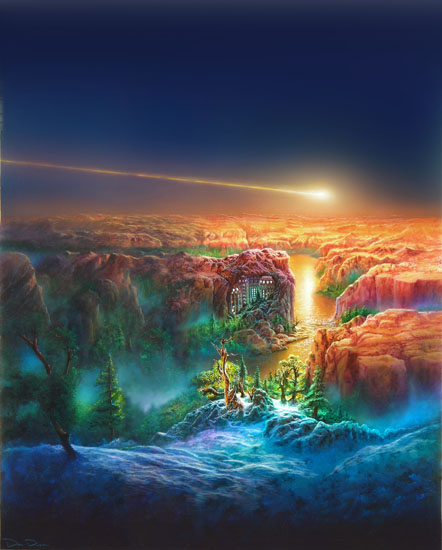 Terraformation de Mars - Vue d'artiste