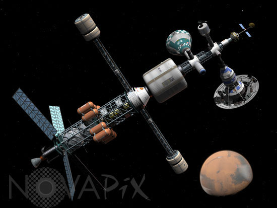 Mars Cycler - Artist view