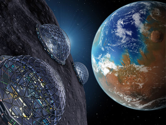 Terraformation de Mars - Illustration