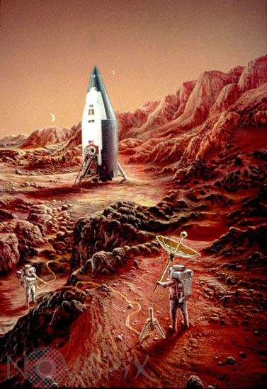 Mars Base detail - Illustration