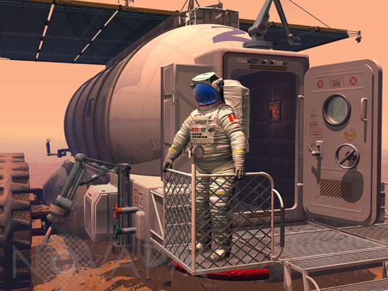 Man on Mars