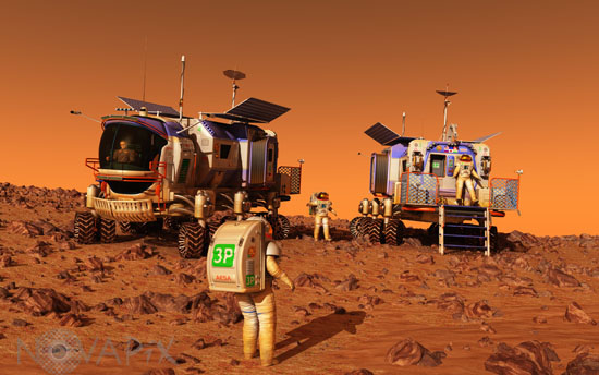 Mars rover canyon