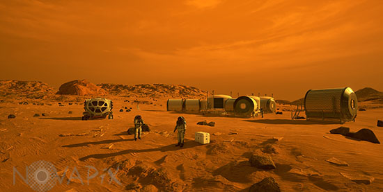 Mars Exploration - Illustration