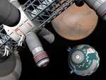 Un cargo automatique en route vers Mars