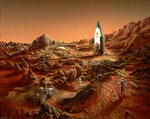 Exploration de Mars-Illustration