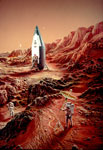 Exploration de Mars - Illustration