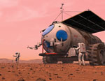 Exploration de Mars-Illustration