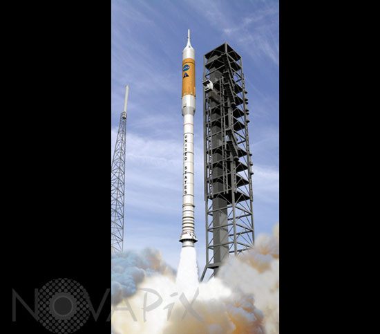 Illustration of Ares I launch