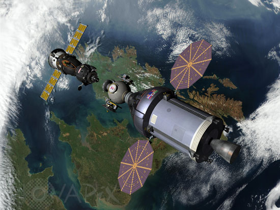 CEV-Soyuz joint mission