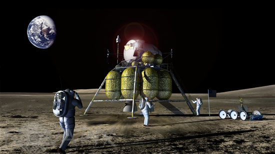 Back to the Moon - Artist view