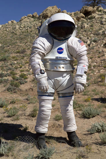 Space suit test