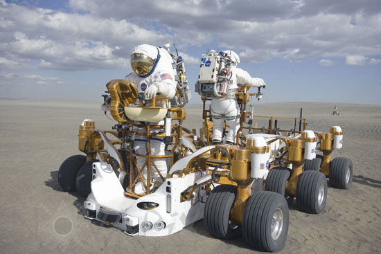 Prototype de véhicule lunaire