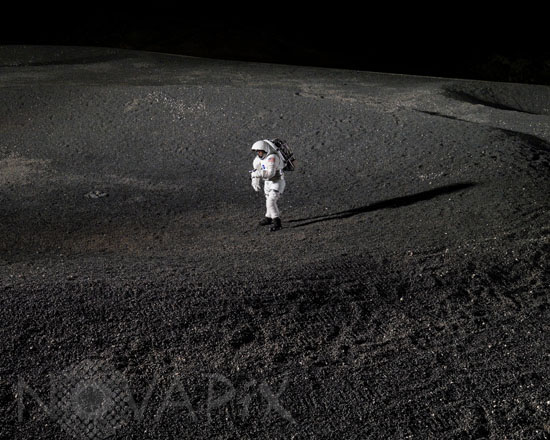 Space suit test at Nasa