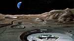Base lunaire - Illustration