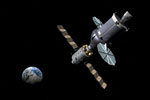 Exploration spatiale: le module MPCV - Vue d'artiste