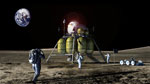 Retour sur la Lune - Vue d'artiste