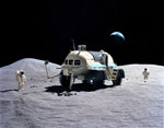 Retour sur la Lune - Vue d'artiste