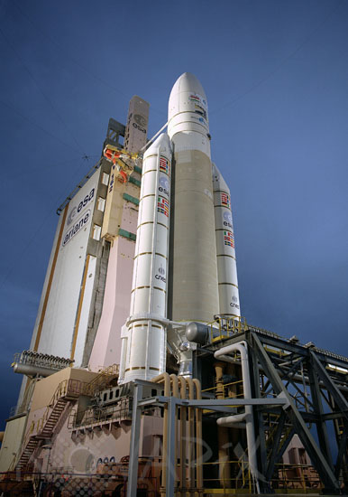 Ariane 5G on launch pad 09/2003