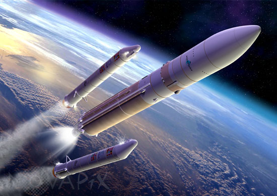 Fusée Ariane V ES ATV - Illustration