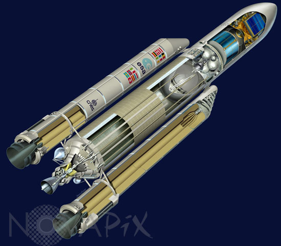 The Ariane 5G rocket - Illustration