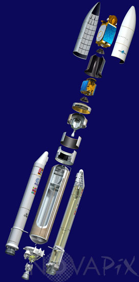 Fusée Ariane 5 ECA - Illustration
