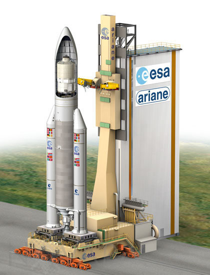 Fusée Ariane V ES ATV - Illustration