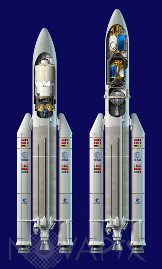 Fusées Ariane V ES ATV et ECA - Illustration