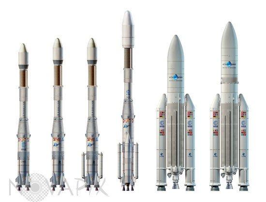 Les lanceurs Ariane - Illustration