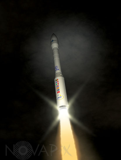 Le lanceur européen Vega - Illustration
