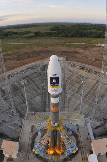 First Soyuz liftoff in French Guiana