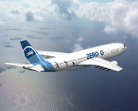Airbus Zero G - Vue d'artiste