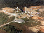 Vue aerienne de Kourou ELA-1