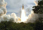 Décollage de la fusée Ariane 5. 12/2004