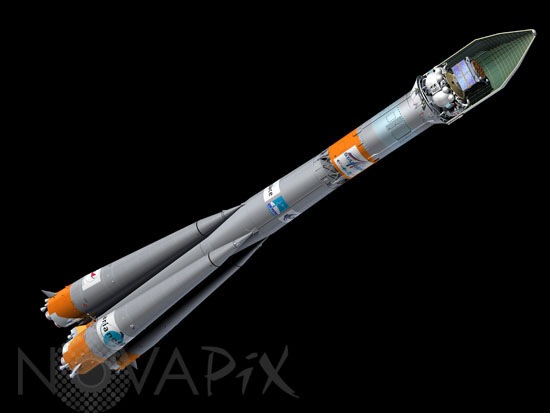 The Soyuz-Fregat rocket - Artist view